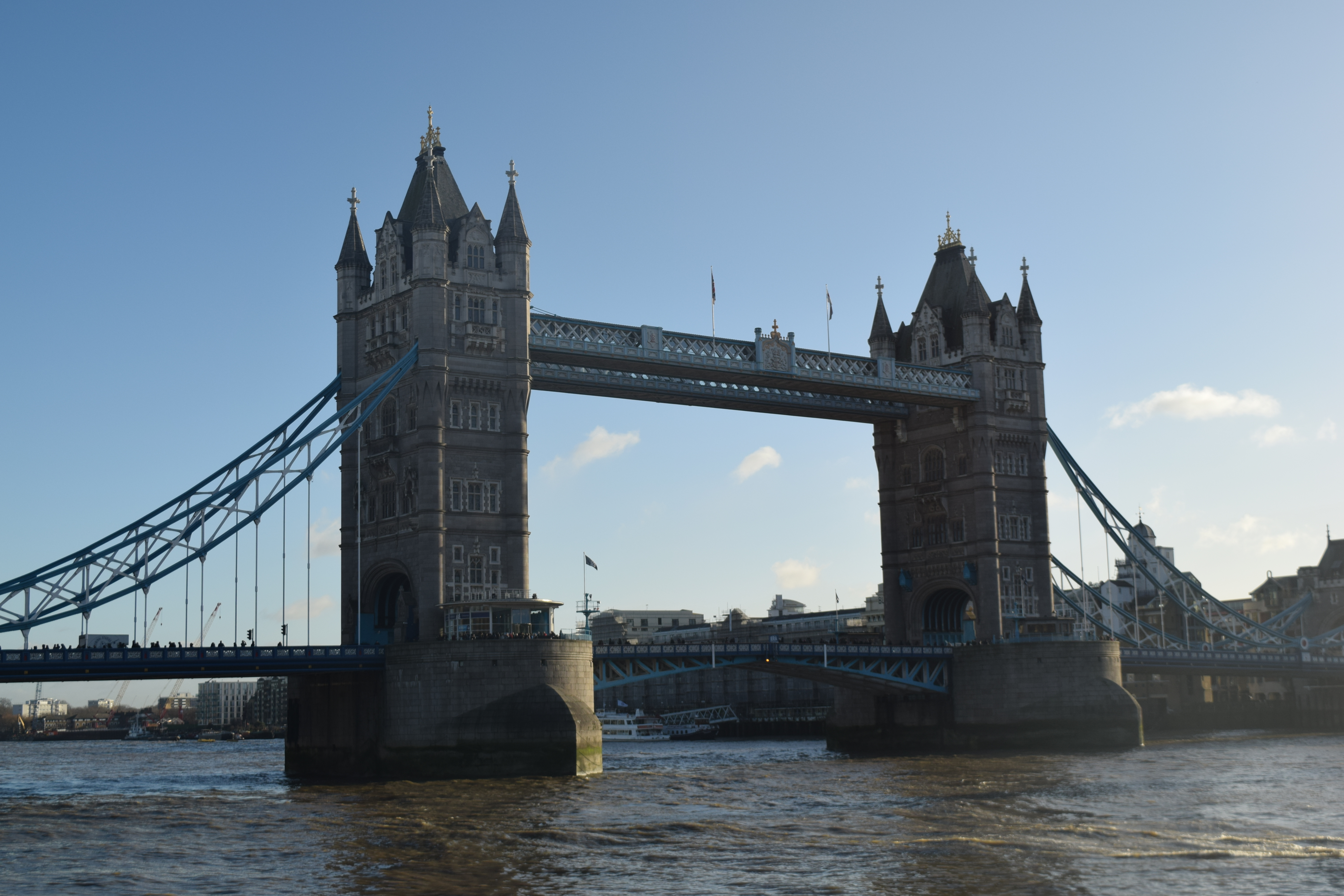 A view of Tower Bridge from the London Tower