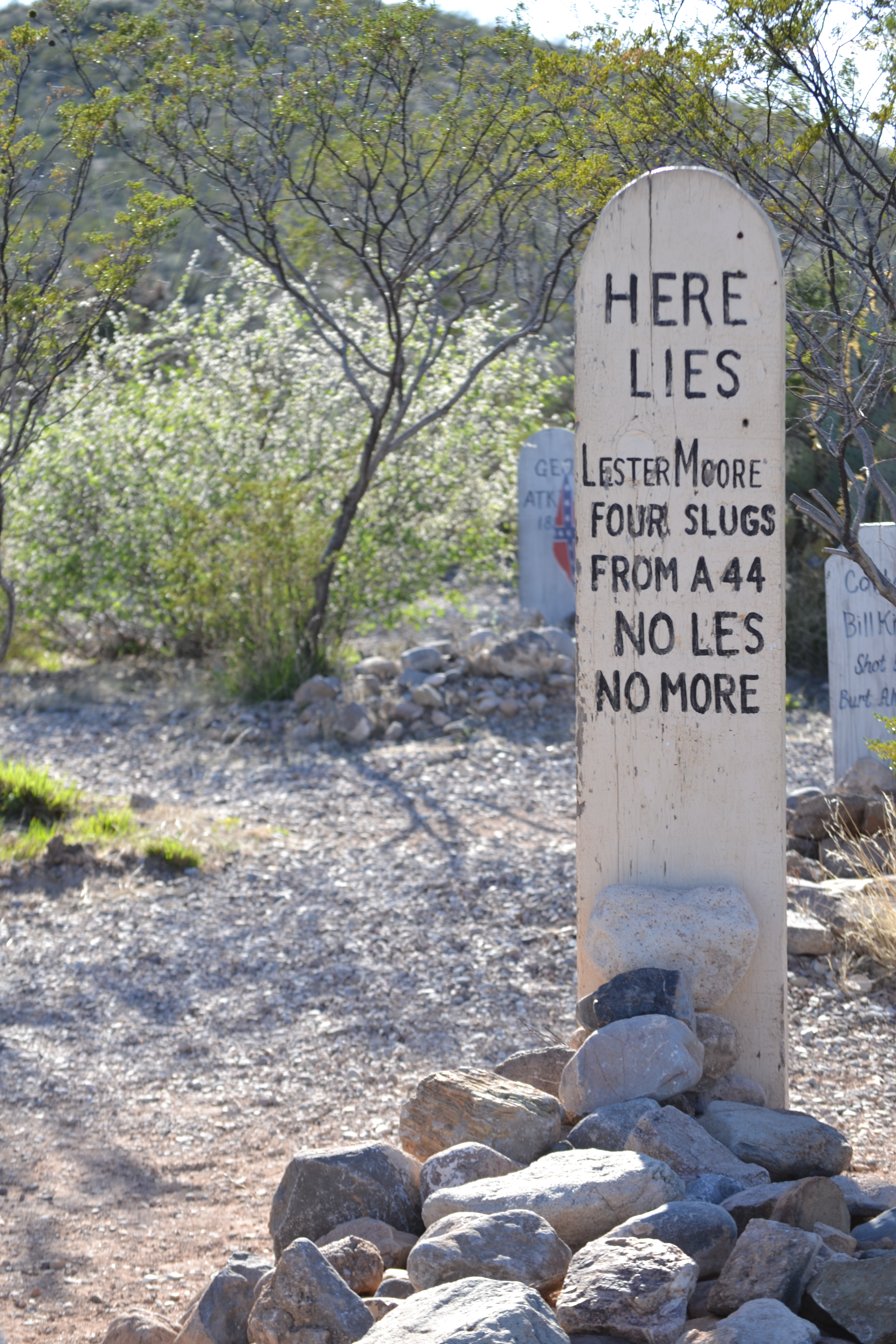 One of the punny graves