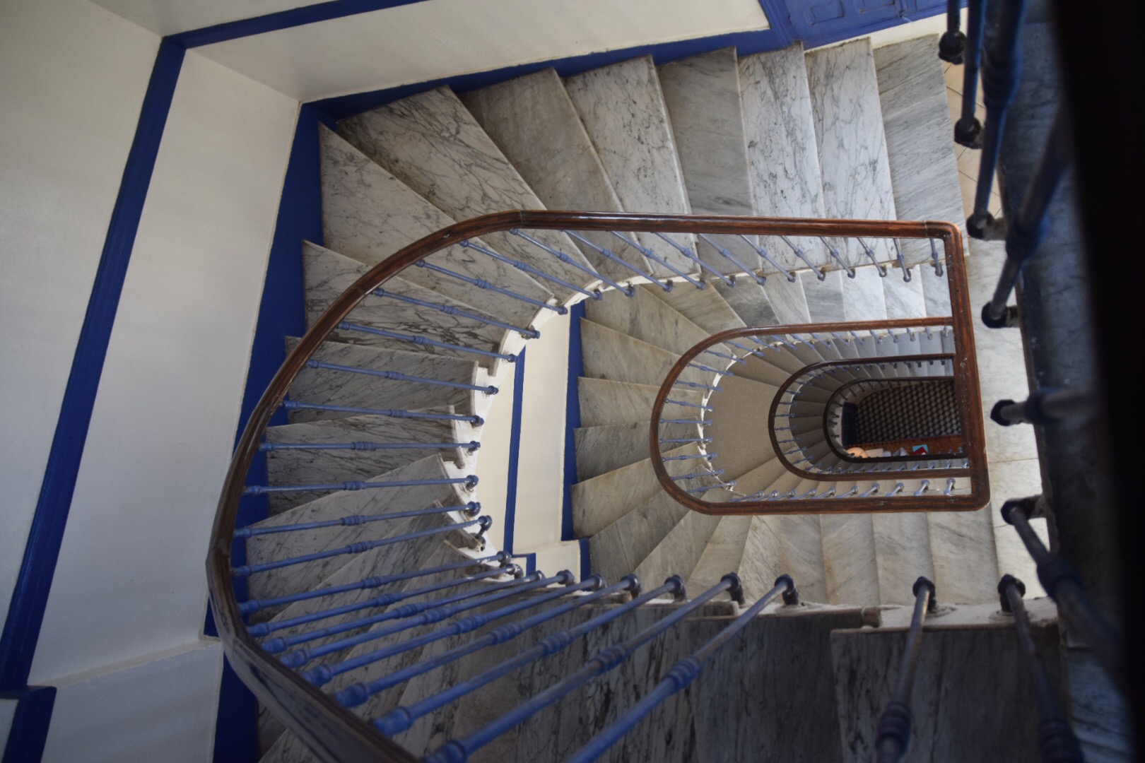 The stairwell at our hotel