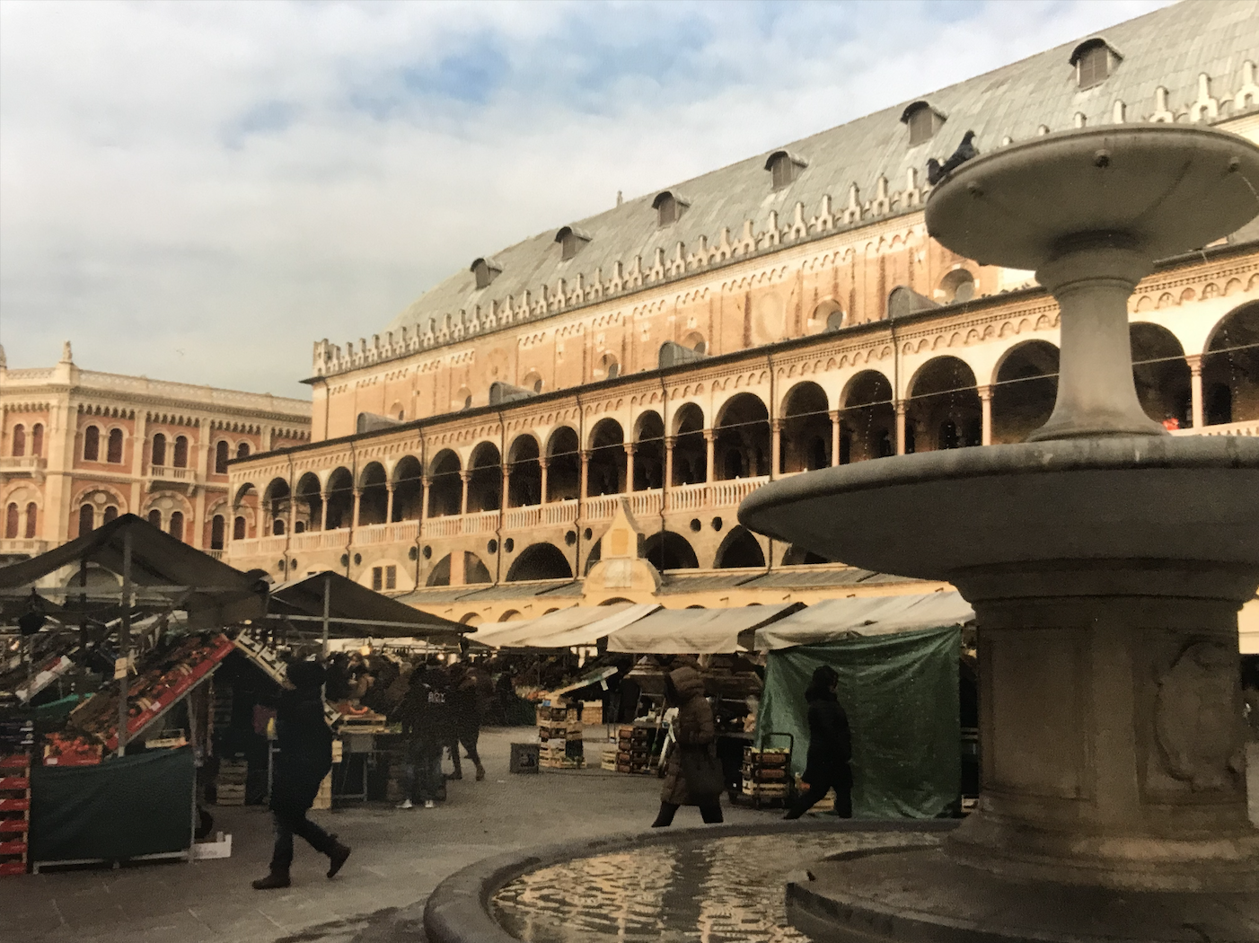 Palazzo della Ragione near the markets