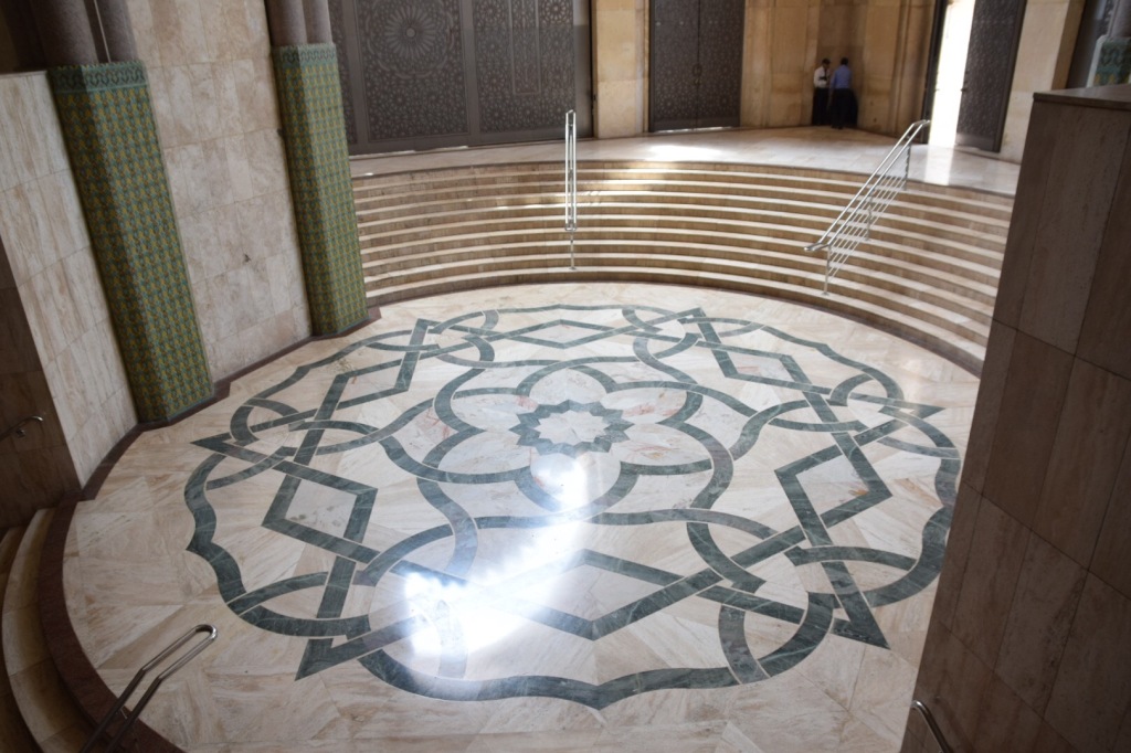 The path to the absolution rooms