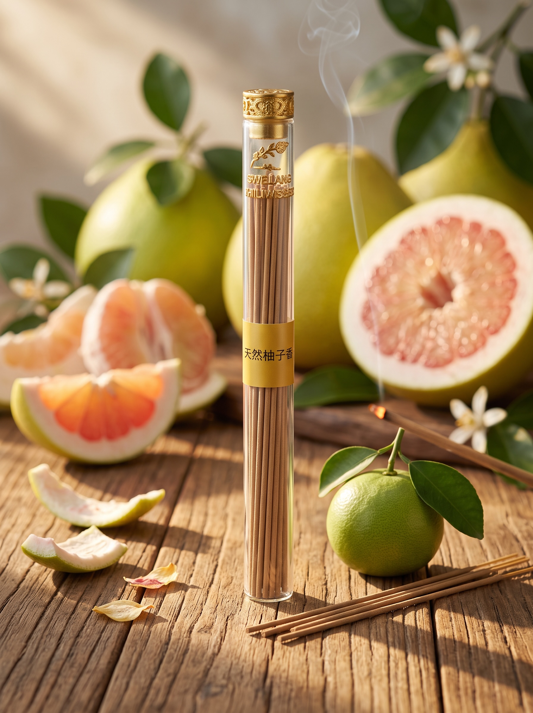 Natural grapefruit blended with Agarwood 10g