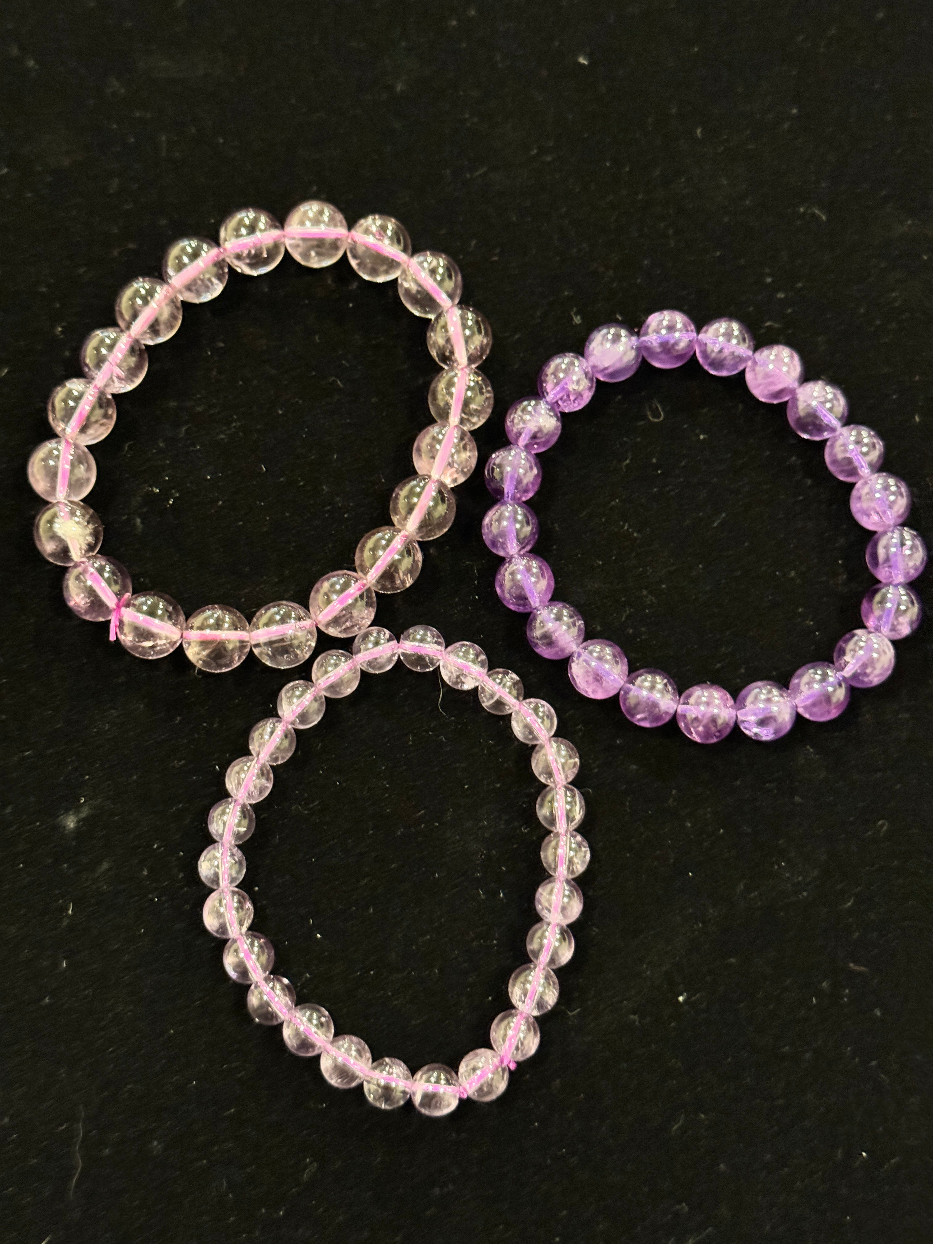 Amethyst Bracelet Set
