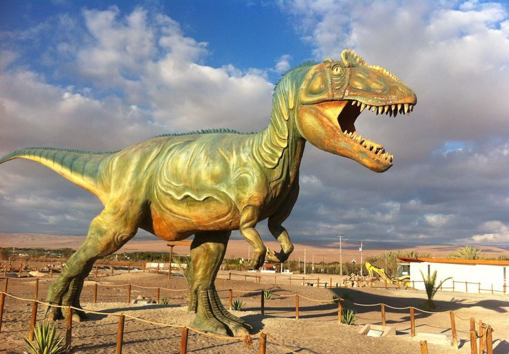 Visita el parque de Dinosaurios