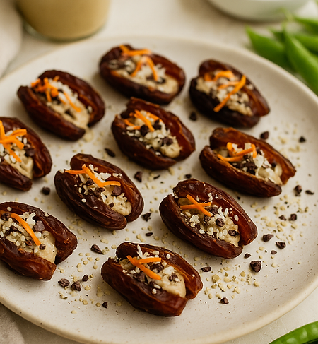 Tahini-Stuffed Dates with Vibrant Toppings.png