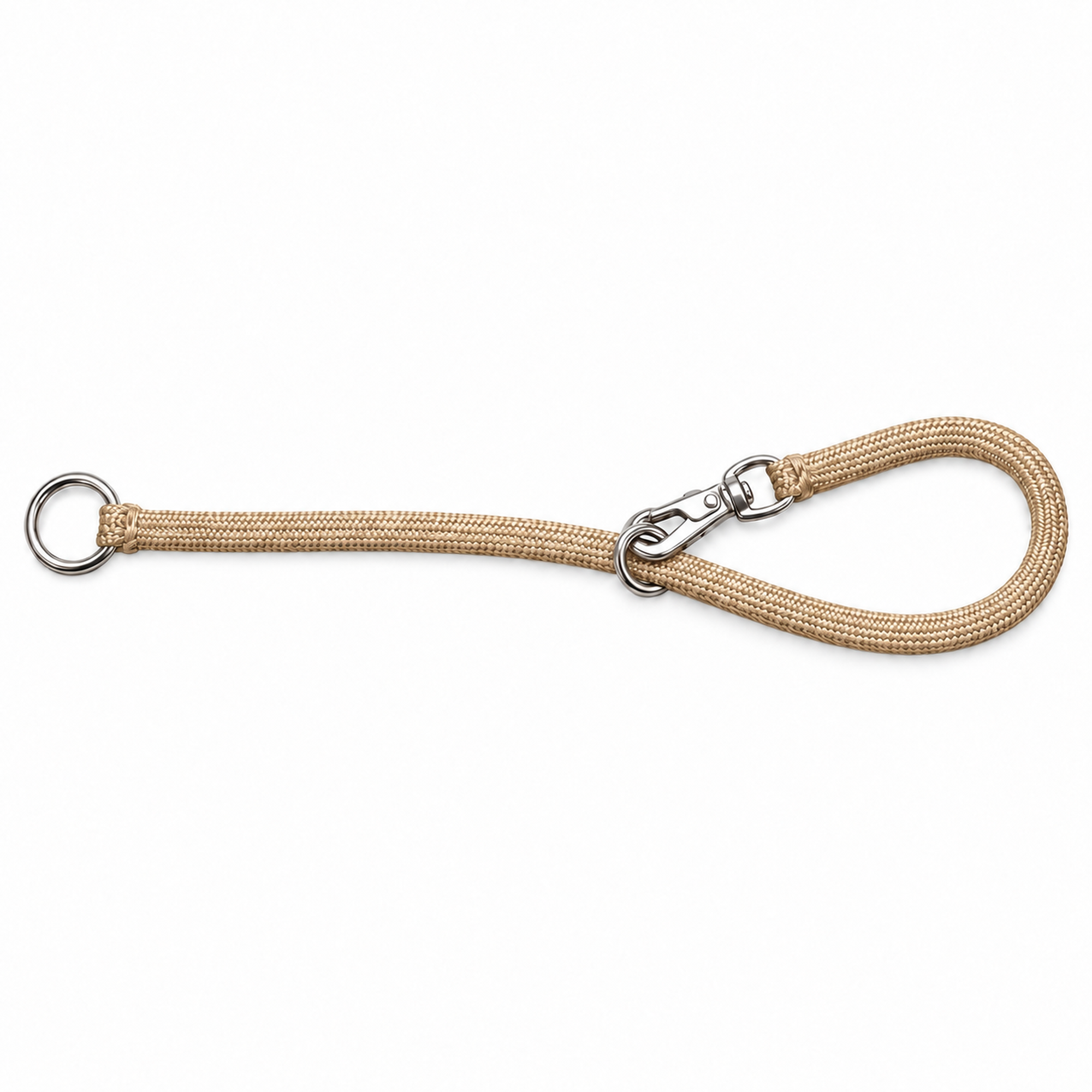 Resco Braided Snap Choke Collar, Fawn