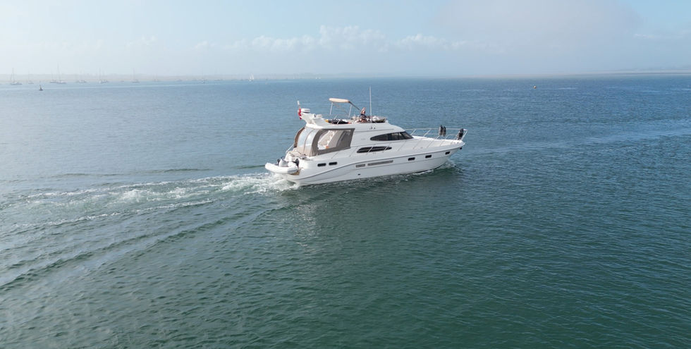 Motor Yacht in Chichester Harbour