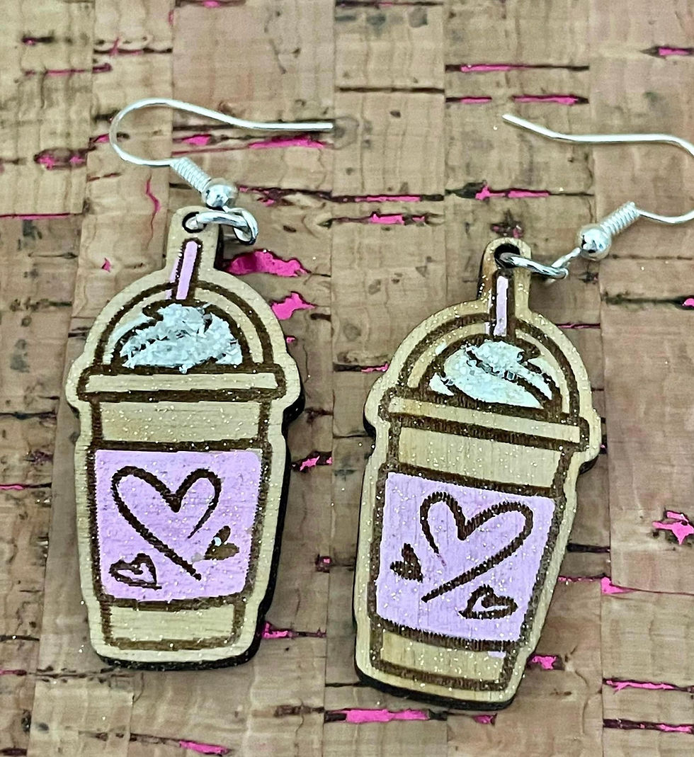 Thumbnail: Coffee earrings 