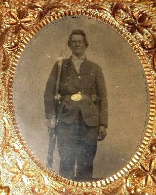 Thumbnail: Tintype Civil war Soldier
