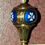 Thumbnail: 14K Gold cobalt blue enamel and pearl hat pin