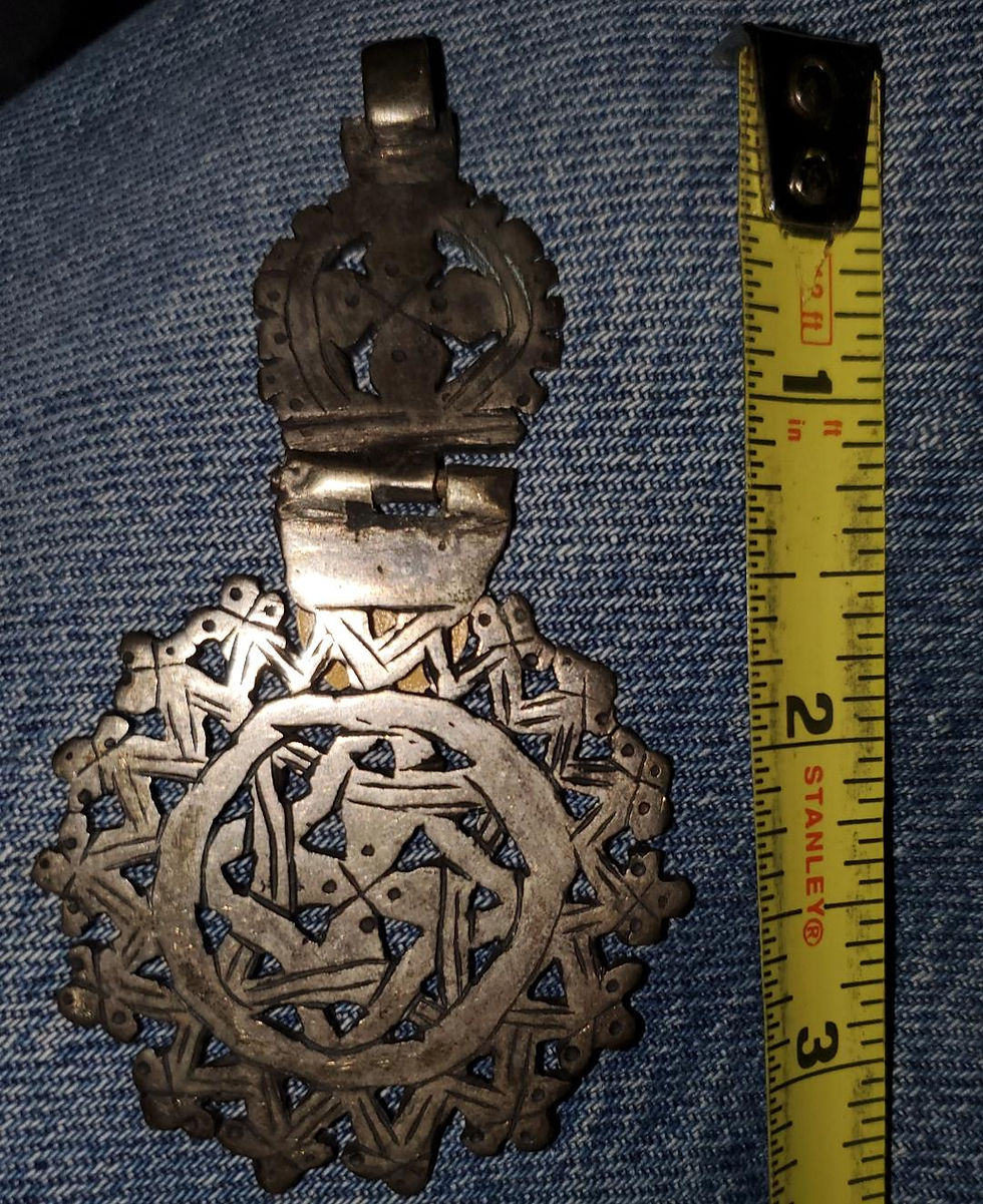 Thumbnail: Silver Coptic Cross over 3 inches