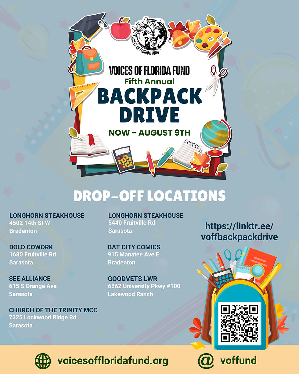 VoFF 5th Annual Backpack Drive