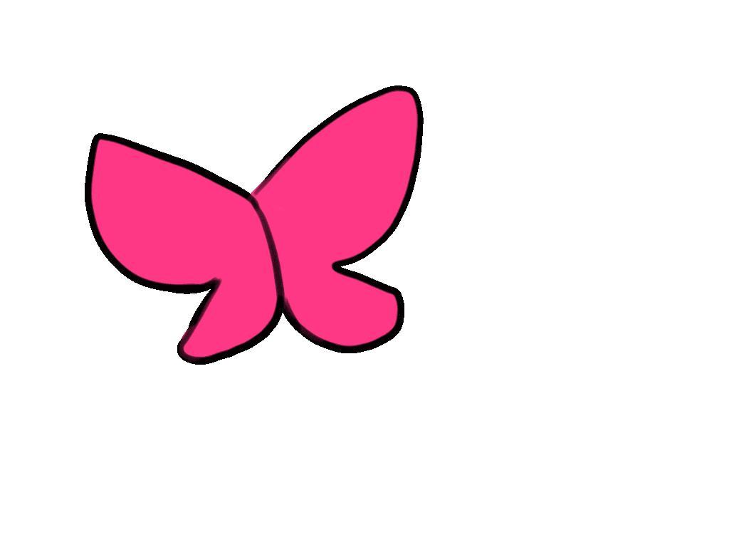 Hot pink butterfly.gif