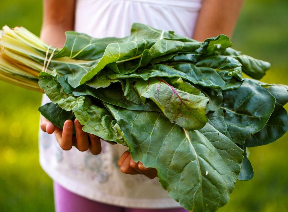 Child Holding Fresh Produce