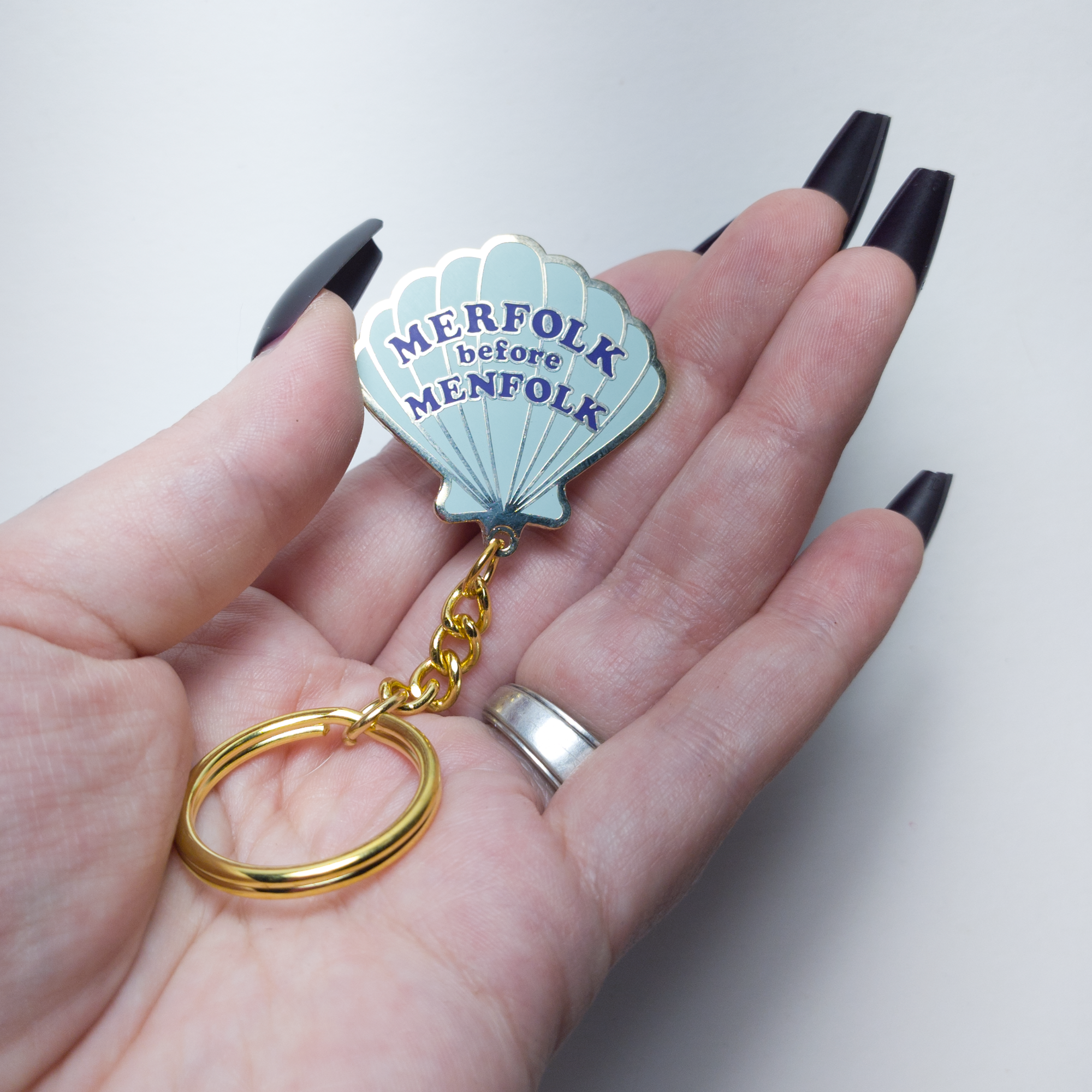 Merfolk Before Menfolk Keychain