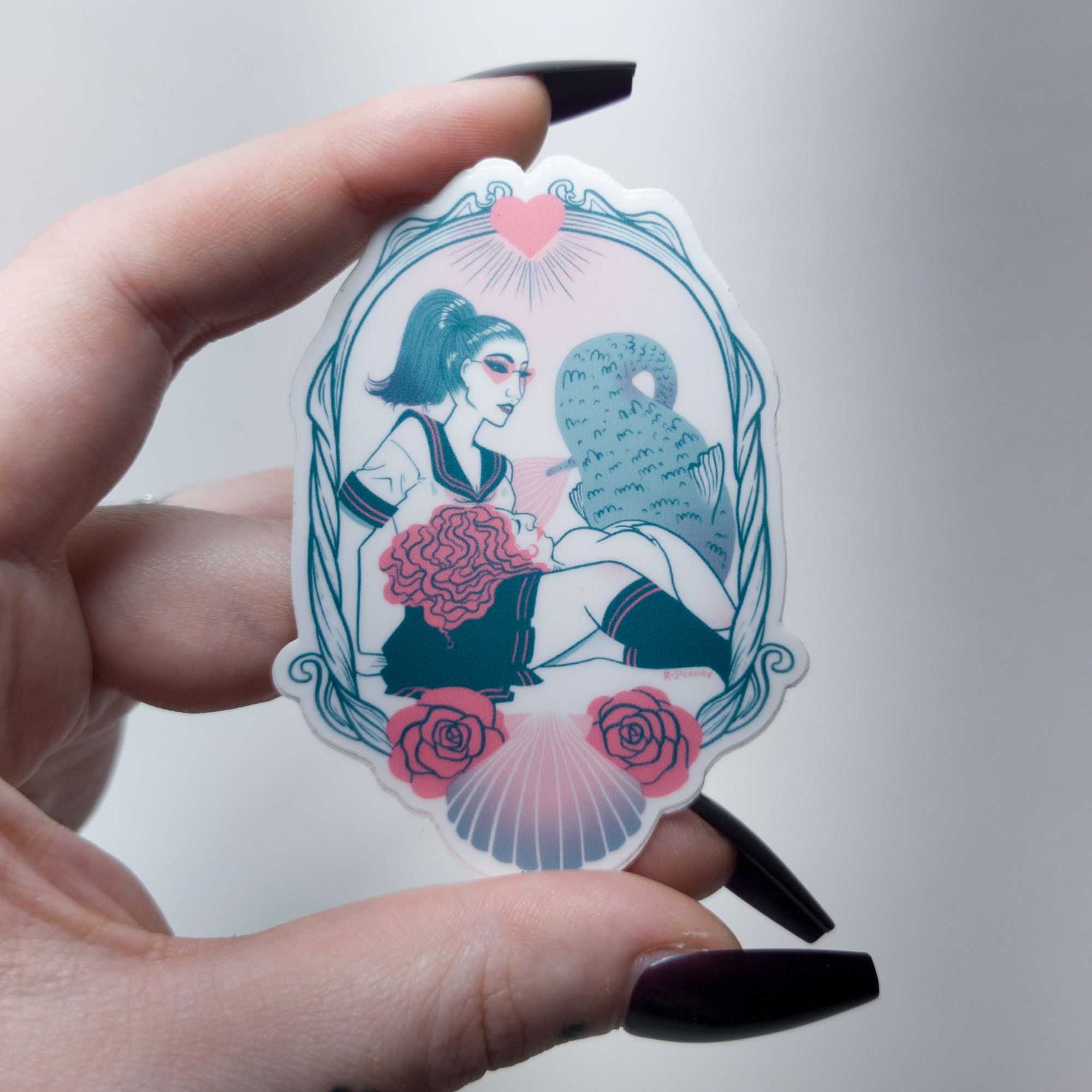 Lesbian Mermaid Sticker