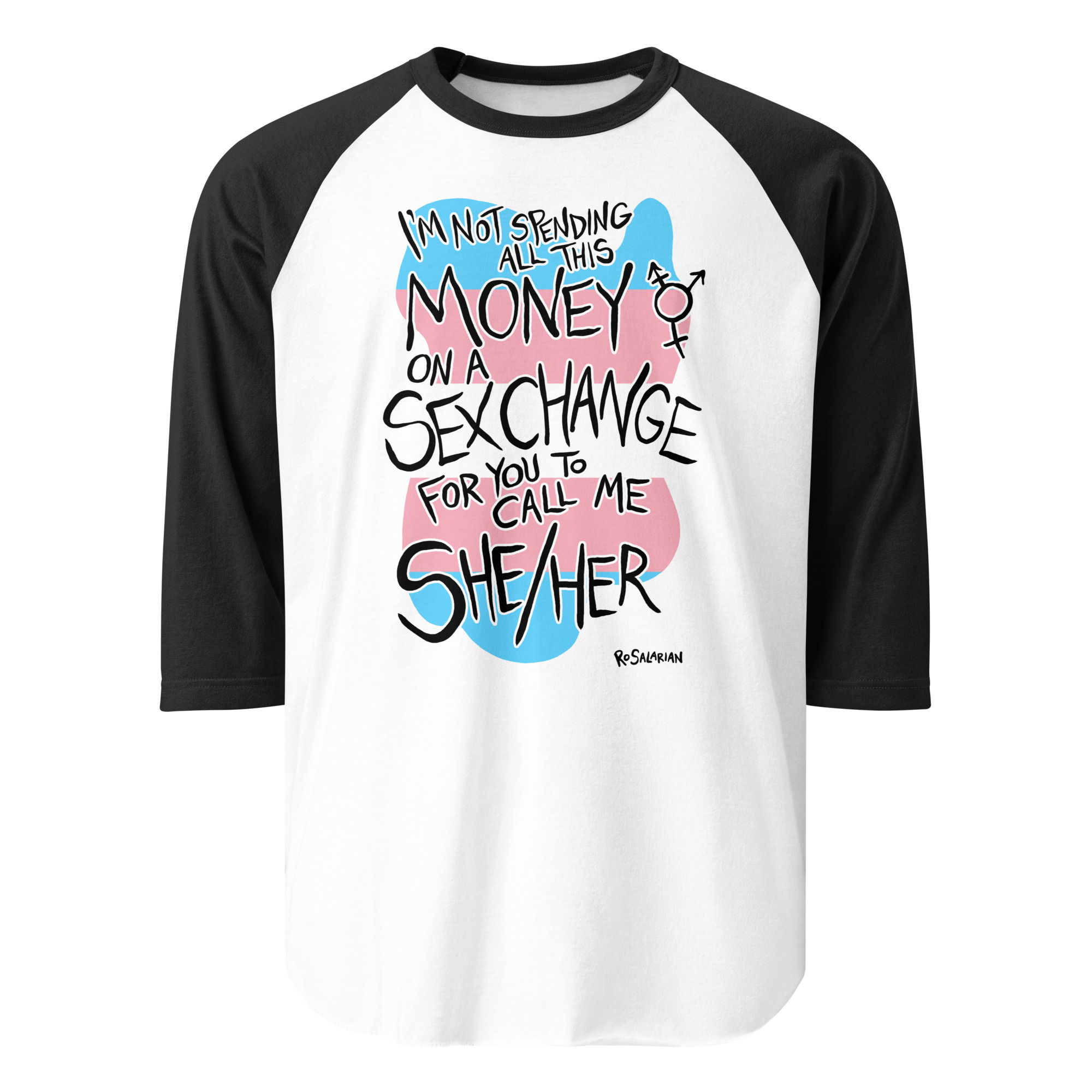 Trans Masc Sex Change Raglan Tee