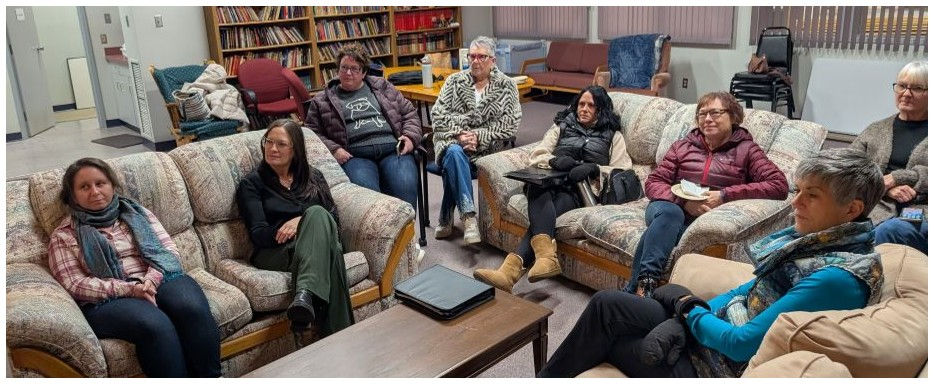 Group enjoying the Zoom workshop!