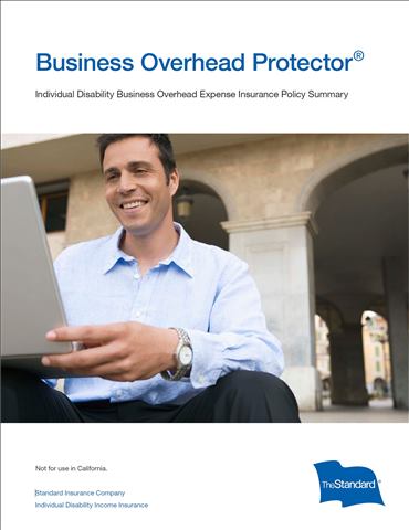Standard Insurance Business Overhead Protector, policy form #