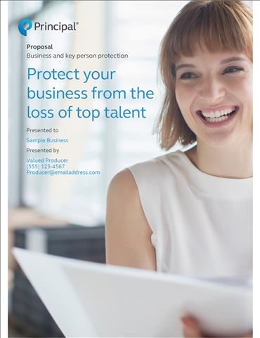 female office worker smiling