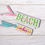 Thumbnail: Beach Vibes Bookmark Machine Embroidery Design