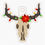 Thumbnail: Longhorn Christmas Skull Eyelet Machine Embroidery Design