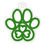 Thumbnail: Shamrock Paw Eyelet Machine Embroidery Design