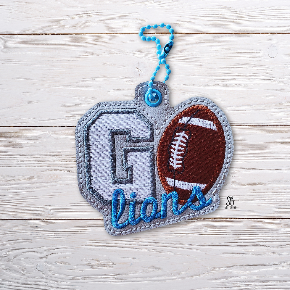 Go Lions Eyelet Machine Embroidery Design