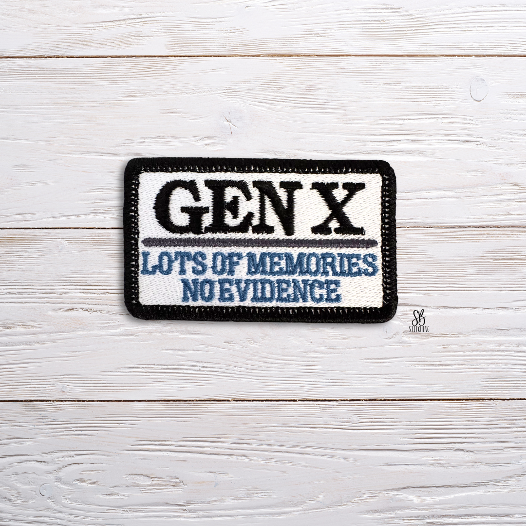 Gen X Patch Machine Embroidery Design
