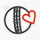 Thumbnail: Cricket Love Bookmark Embroidery Design
