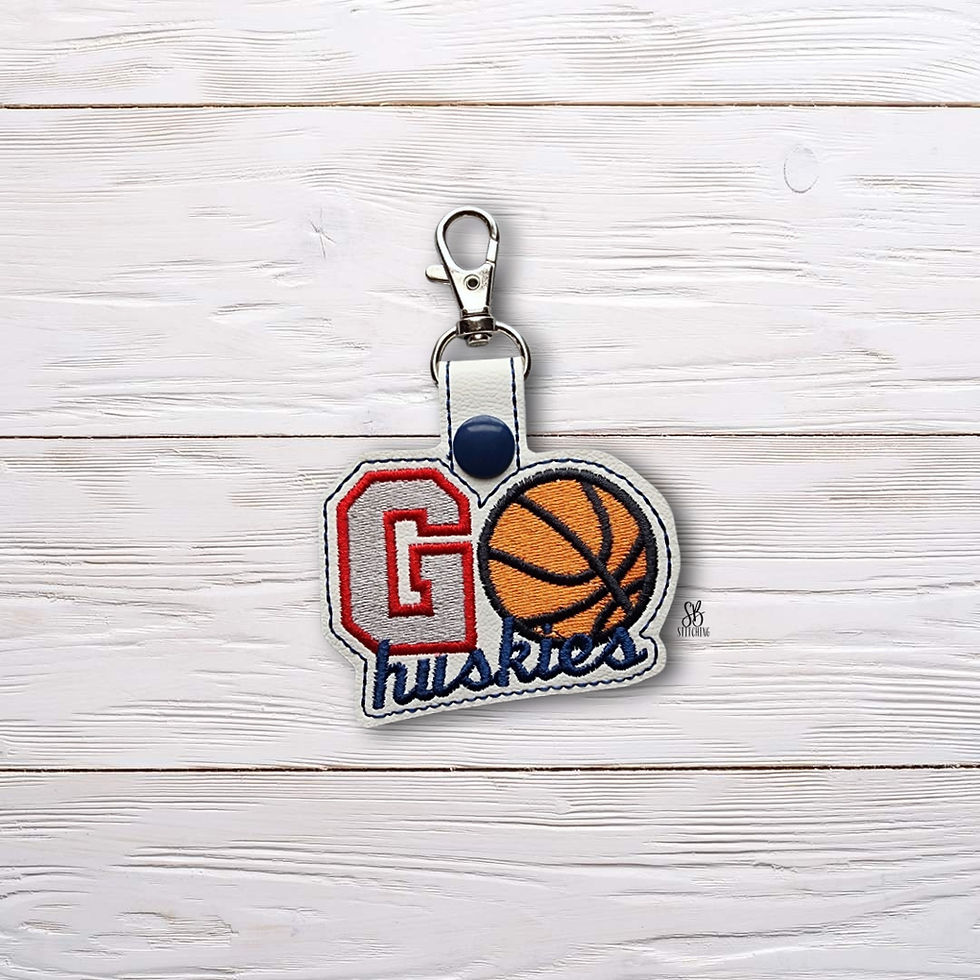 Thumbnail: Go Huskies Set Machine Embroidery Design