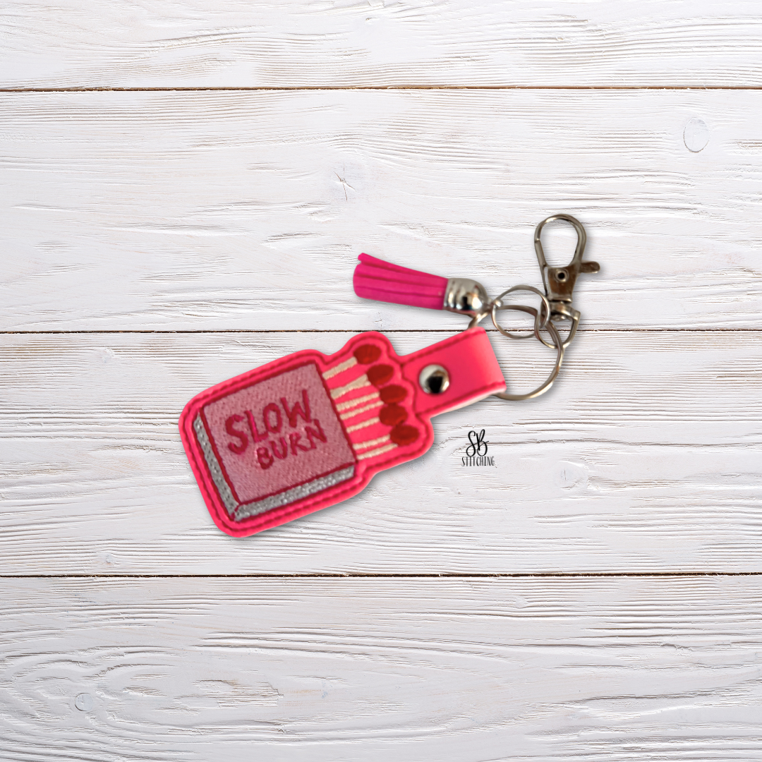 Slow Burn Snaptab Machine Embroidery Design