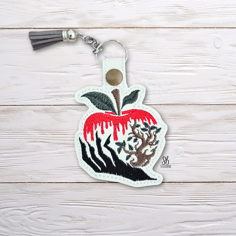 Poisoned Apple Snaptab Machine Embroidery Design
