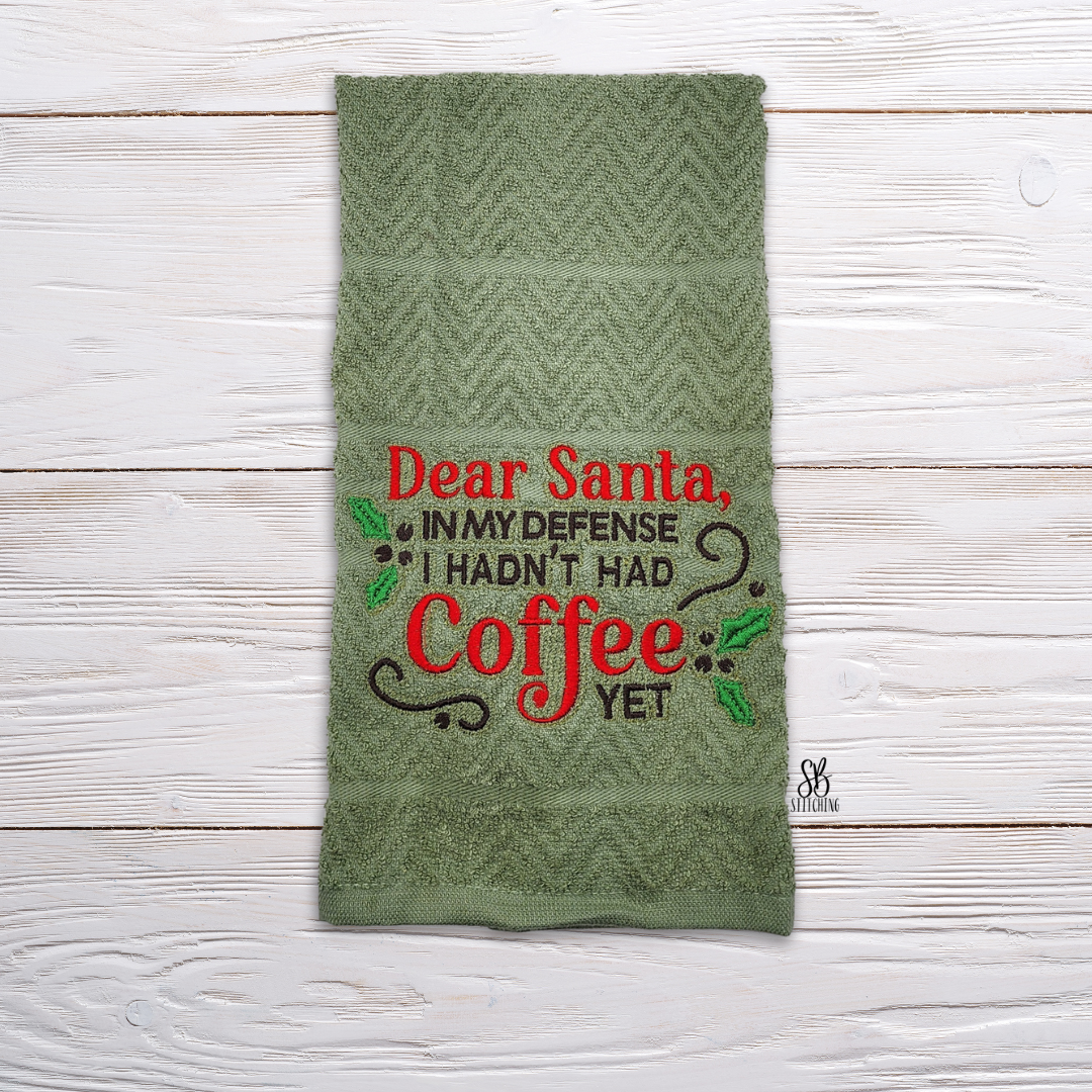 Dear Sant, In my Defense Machine Embroidery Design