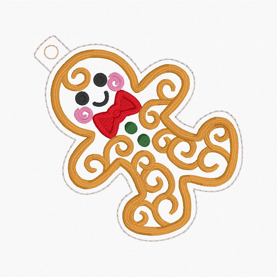 Thumbnail: Christmas Ornament Set Machine Embroidery Design