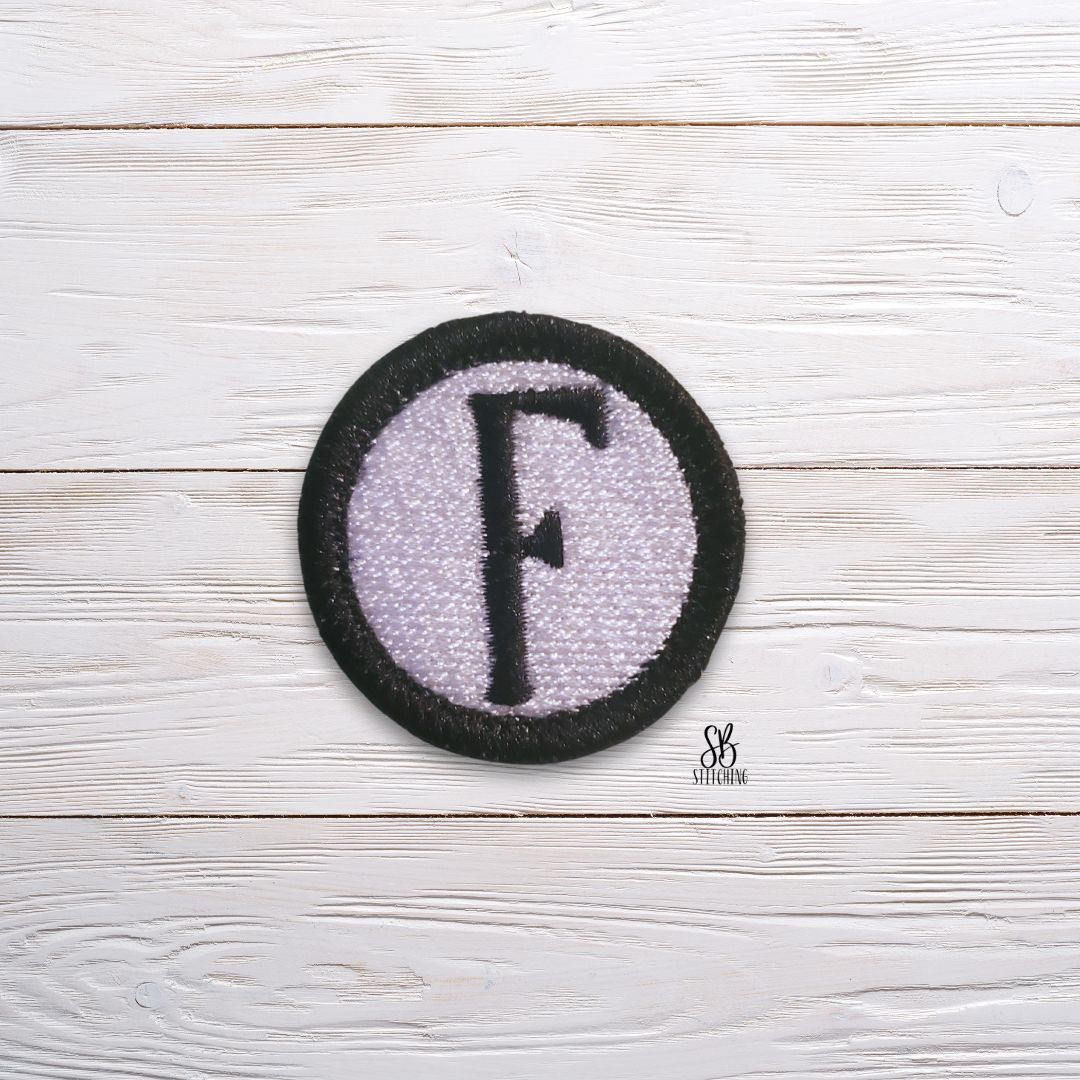 F Mini Patch Machine Embroidery Design