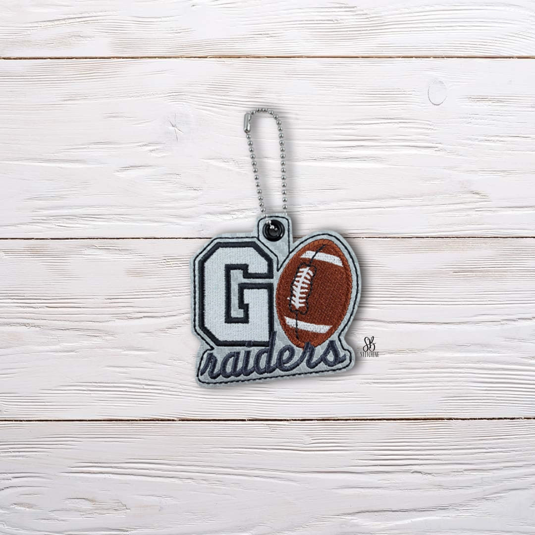 Go Raiders Eyelet Machine Embroidery Design