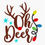 Thumbnail: Oh Deer Machine Embroidery Design