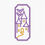 Thumbnail: Neon Haunted House Bookmark Machine Embroidery Design