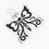 Thumbnail: Butterfly Bookmark Machine Embroidery Design