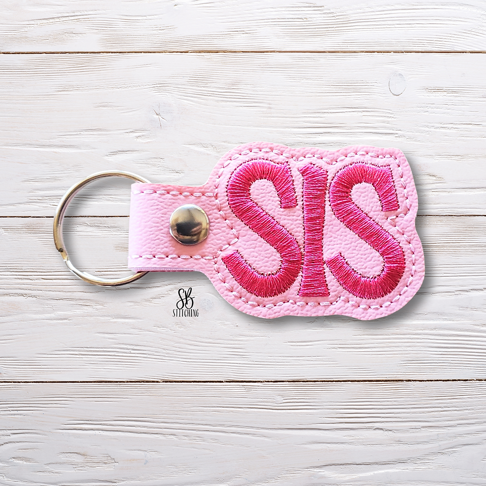 SIS Snaptab Machine Embroidery Design
