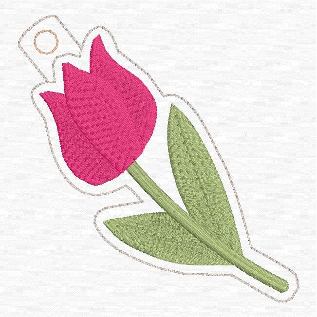 Thumbnail: Spring Bird House Set Machine Embroidery Design