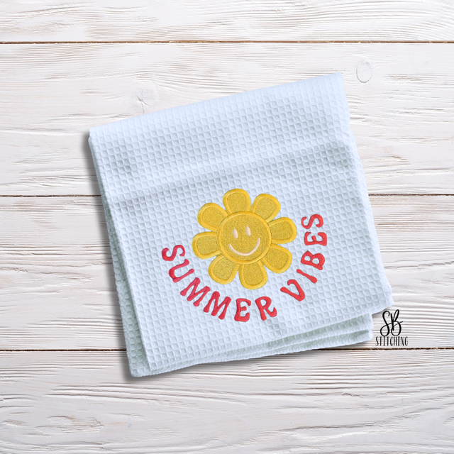 Summer Vibes Machine Embroidery Design