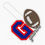 Thumbnail: Go Giants Snaptab Machine Embroidery Design