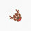 Thumbnail: Reindeer Paw Snaptab Machine Embroidery Design
