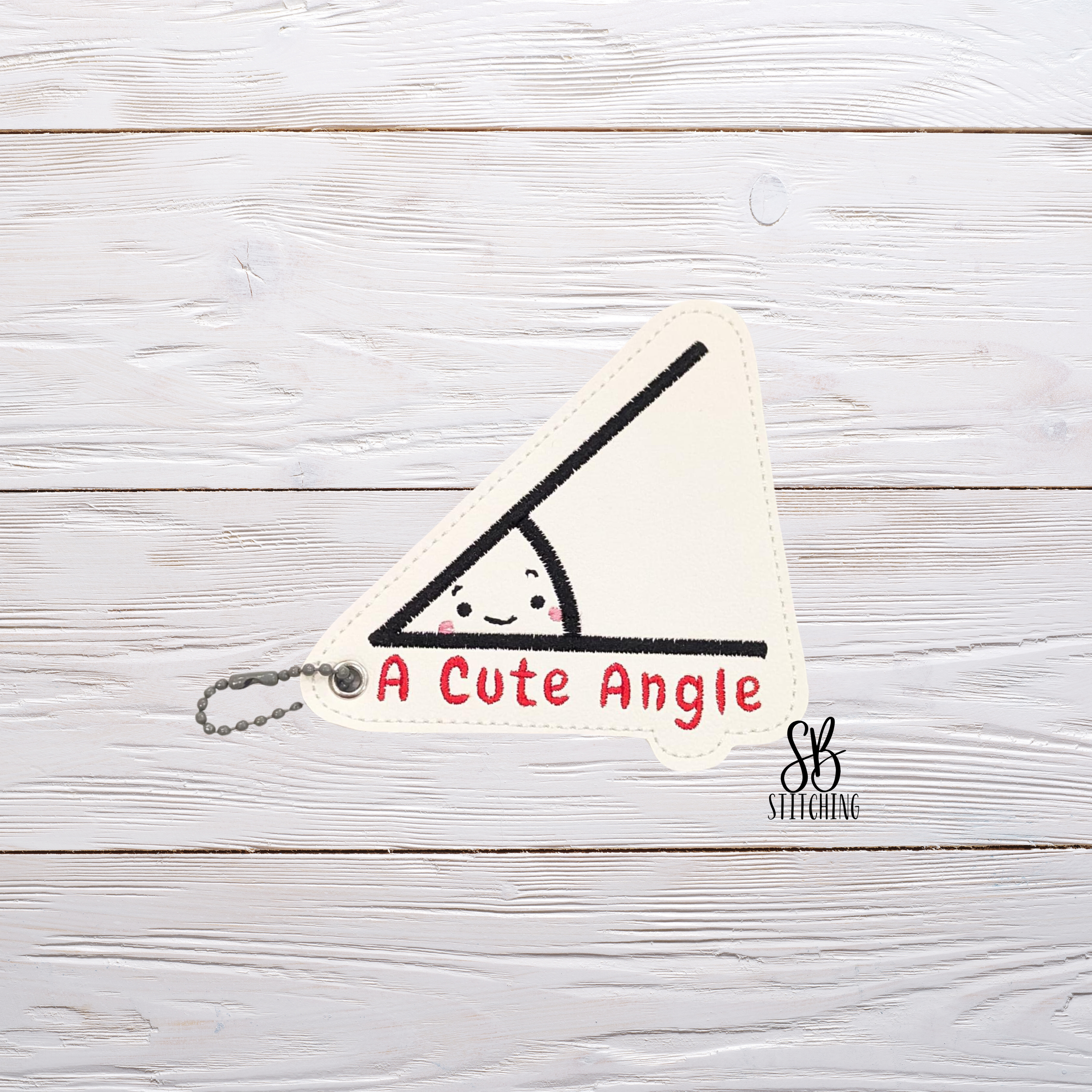 A Cute Angle Eyelet Embroidery Design