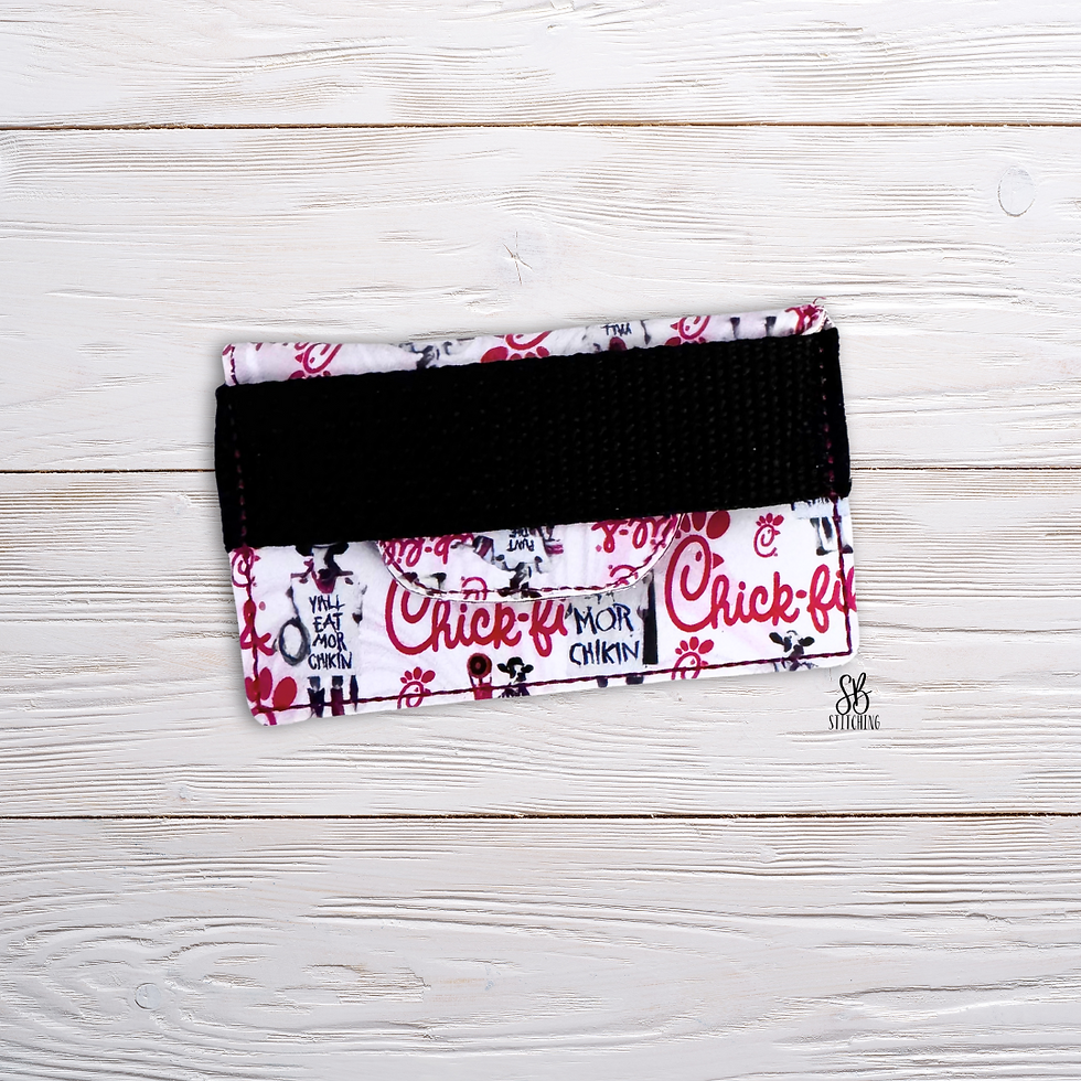 Thumbnail: Card Holder with Strap Machine Embroidery Design