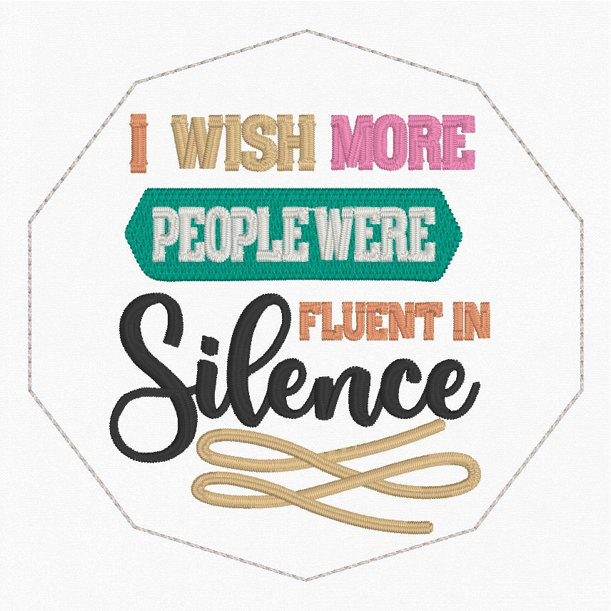 Thumbnail: Sarcastic Fun Coaster Set Machine Embroidery Design