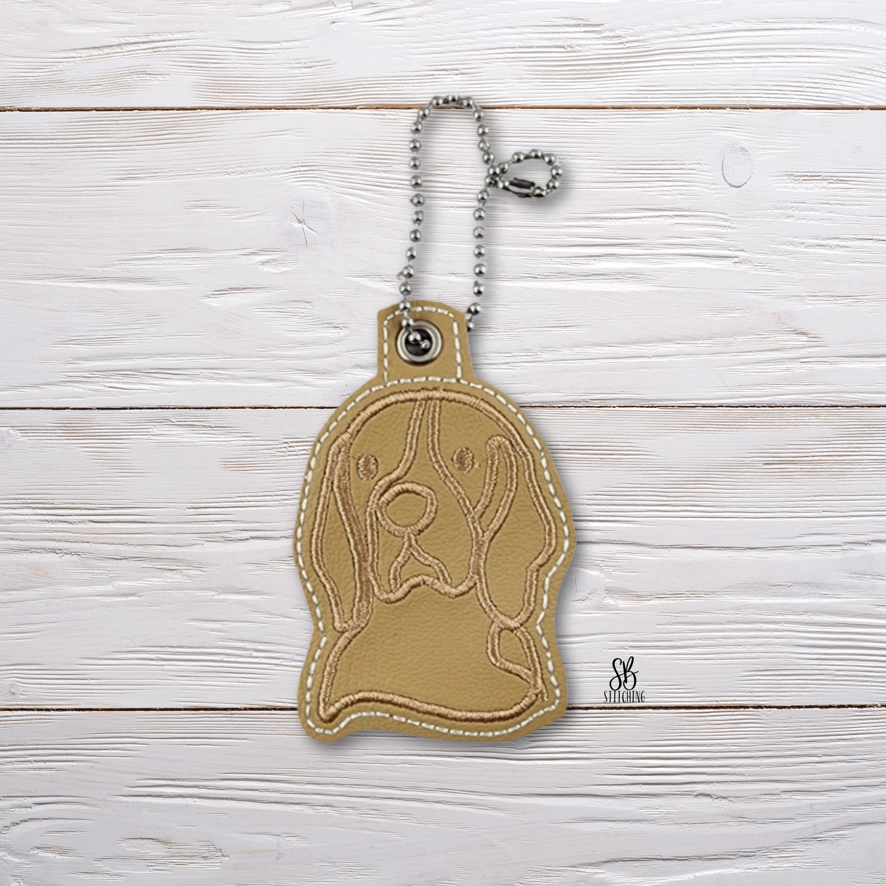 Line Art Dog 2 Eyelet Machine Embroidery Design