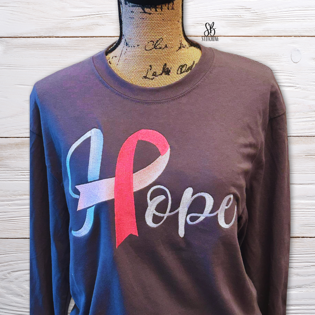 Hope Machine Embroidery Design